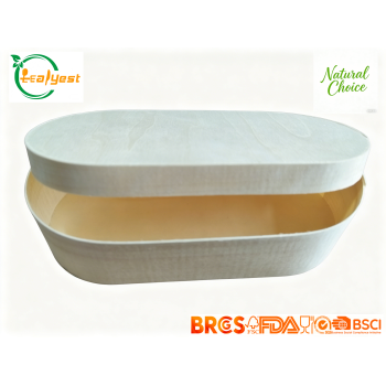 Wooden Oval box