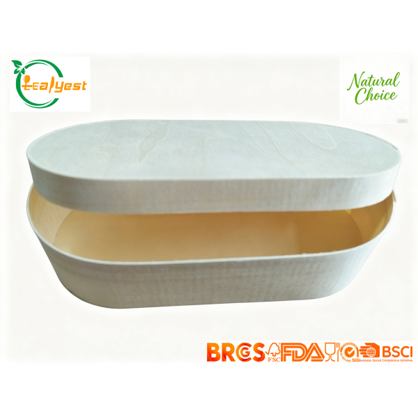 Wooden Oval box