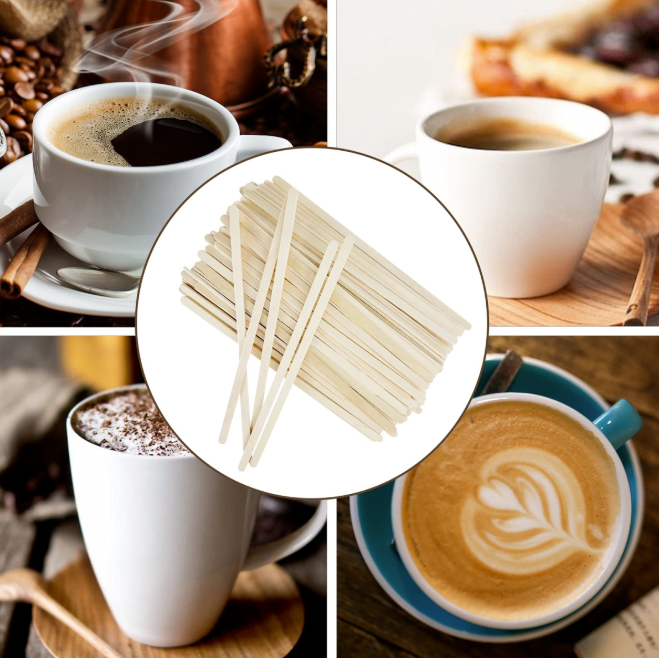 FSC-certified wooden stirrers