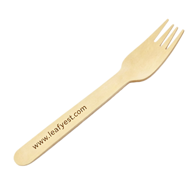 160mm Biodegradable Wooden Cutlery Forks