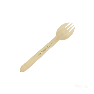160mm Biodegradable Wooden Cutlery Sporks