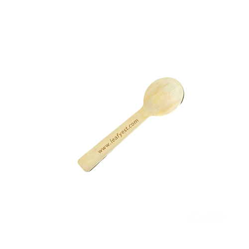 100mm Biodegradable Wooden Cutlery Spoons