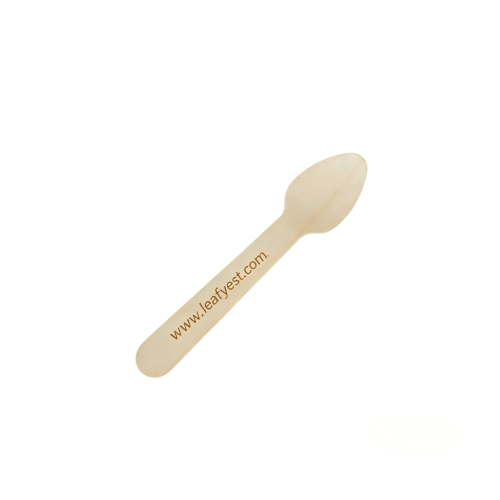 110mm Biodegradable Wooden Cutlery Spoons