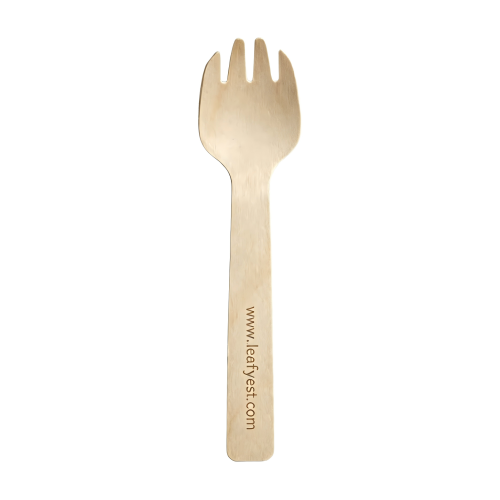 105mm Biodegradable Wooden Cutlery Sporks