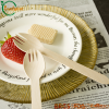 105mm Biodegradable Wooden Cutlery Sporks