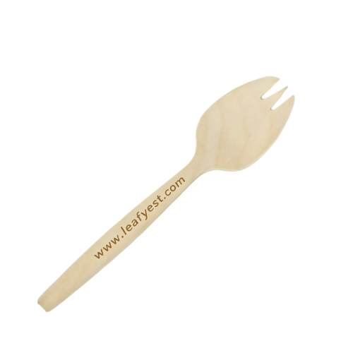 147mm Biodegradable Wooden Cutlery Sporks
