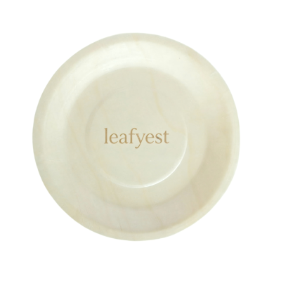 Large round plate Eco-Friendly Disposable Wooden Plate