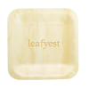 Square plate Eco-Friendly Disposable Wooden Plate