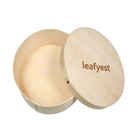 Disposable Cheap Disposable Poplar Wooden Cheese Mold Disposable Cake Box