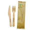 Disposable Wooden Cutlery Set Wholesale | Eco-friendly Disposable Wooden Knife Fork 2 Piece Kit