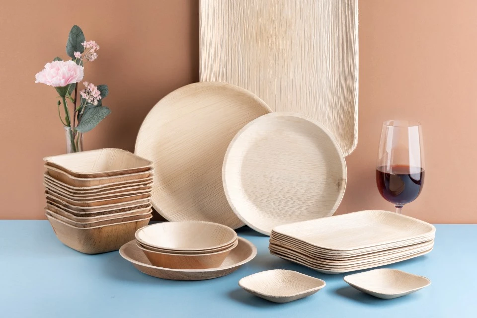 Bamboo material as a sustainable tableware substrate