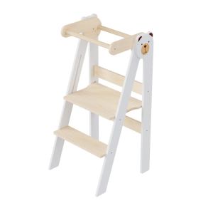 Foldable kitchen helper diy Foldable kitchen helper stand for toddlers Folding step stool for kids