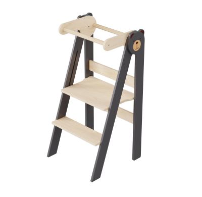 Foldable kitchen helper diy Foldable kitchen helper stand for toddlers Folding step stool for kids