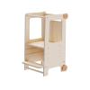 Learning tower Kitchen Montessori helper tower step stool for kids with Slide foldable step stool