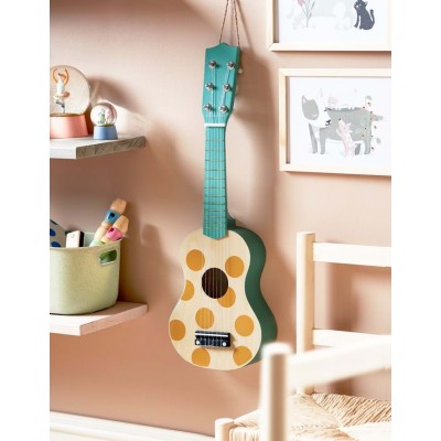 21" CHILDRENS KIDS ukelele Wooden kids guitar musical instruments set