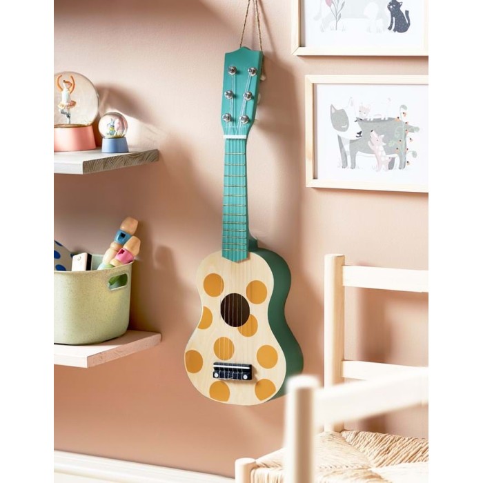 21" CHILDRENS KIDS ukelele Wooden kids guitar musical instruments set