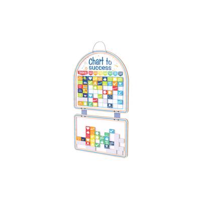 Wooden Deluxe Magnetic Responsibility Chart Toddler Routine Kids Reward Board Chores Chart