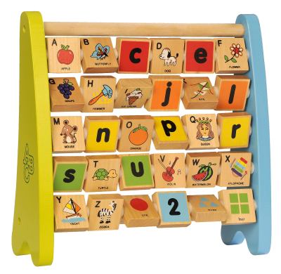 Wooden Deluxe Toddler Routine Kids Reward Board Chores Chart Alphabet Blocks Abacus
