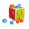 Take-Along Wooden Shape Sorter Montessori Learning Toy Shape Sorting Cube Classic Wooden Toy