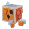 Take-Along Wooden Shape Sorter Montessori Learning Toy Shape Sorting Cube Classic Wooden Toy