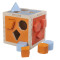 Take-Along Wooden Shape Sorter Montessori Learning Toy Shape Sorting Cube Classic Wooden Toy