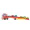 Wooden Car Carrier Truck and Cars Toy Set With 1 Truck and 6 Cars Vehicle Toys