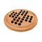 Classic Wooden Checkers Game Set, Fun Family Board Games for All Ages Wooden 2-in-1 Solitaire