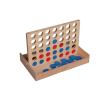 Wooden 4-In-A-Row Game Eco-Friendly Products, for Adults and Kids Aesthetic Board Games