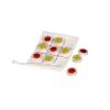 Tic Tac Toe Board Game with Cloth Bag Coffee Table Decor Road Trip Travel Game for Family