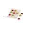 Tic Tac Toe Board Game with Cloth Bag Coffee Table Decor Road Trip Travel Game for Family
