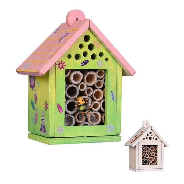 DIY Wood Craft Kit for Building Your Own Bee Hotel, Lady Bug House, or Mason Bee House - Educational Butterfly Hotel Kit for Parents & Teachers