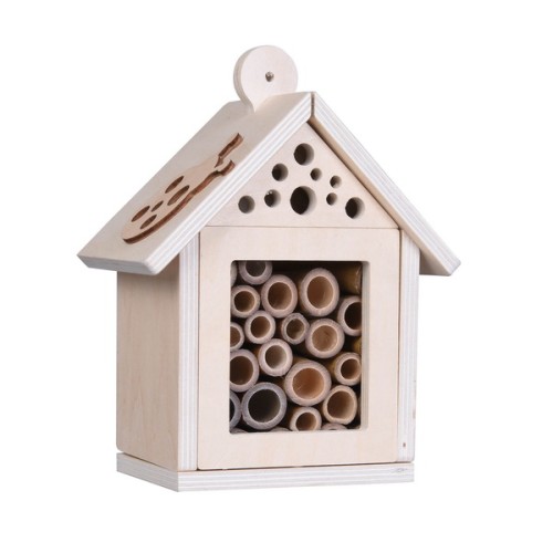 DIY Wood Craft Kit for Building Your Own Bee Hotel, Lady Bug House Mason bug hotel