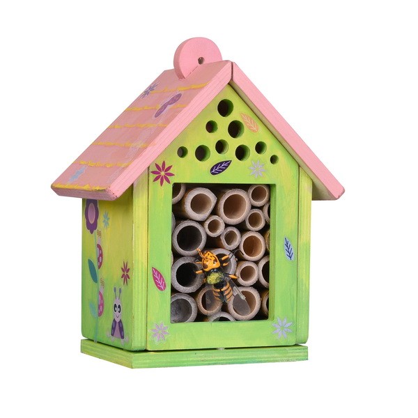 DIY Wood Craft Kit for Building Your Own Bee Hotel, Lady Bug House, or Mason Bee House - Educational Butterfly Hotel Kit for Parents & Teachers