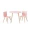 Kid Wooden Children Study Table And Bear Head Chair For Toddlers Table and Bear Head Chair Set