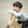 Wooden Balance Bike for Toddlers 2-4 Years Old Toddler Kids Balance Bike with PU Seat