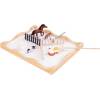 Forestoy Wooden Christmas Zen Garden "Beach" Mini Zen Garden for Desk Sand Tray