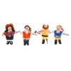 Forestoy Wooden Finger Puppets Set "Pirates" 4pcs Small Toys for Kids Fingers