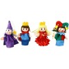 Forestoy Wooden Finger Puppets Set "Castle" 4pcs Wooden Pretend Toy Finger Puppets
