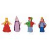 Forestoy Wooden Hand Puppets Set "Story in the Castle" 4pcs Kids Storytelling Puppets
