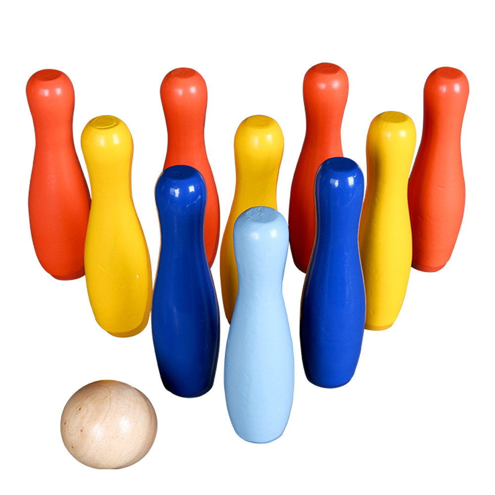 Wooden Bowling Set