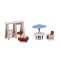 20pc Kids Little Dollhouse Miniature Furniture Set Toys Wooden Miniature Furniture