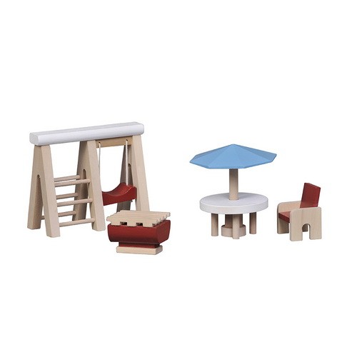 20pc Kids Little Dollhouse Miniature Furniture Set Toys Wooden Miniature Furniture Set for Doll House