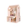 Forestoy Three-Storey Doll House Toy for Kids 3+ years Wooden DIY Dollhouse