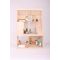 Forestoy Three-Storey Doll House Toy for Kids 3+ years Wooden DIY Dollhouse