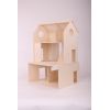 Forestoy Three-Storey Doll House Toy for Kids 3+ years Wooden DIY Dollhouse