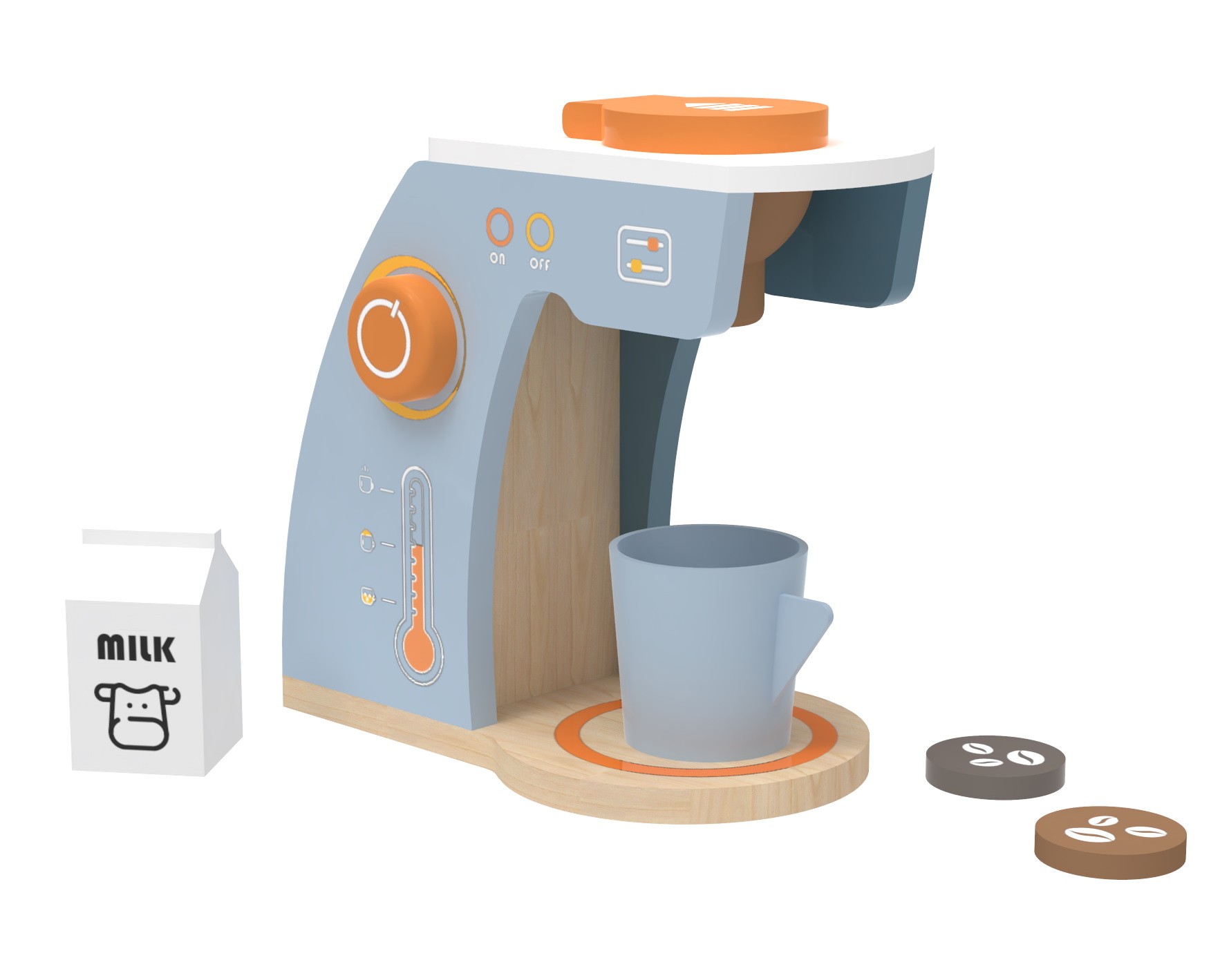 Play set kitchen toys wooden