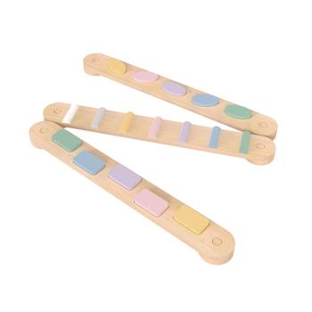 Balance Beam Wooden Stepping Stones Montessori Furniture Balance Board For Toddlers Kids Play Gym