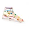 Rainbow Pikler Triangle | Vibrant & Safe | Wood, Climbing & Sliding | Kids Play & Growth | Customizable