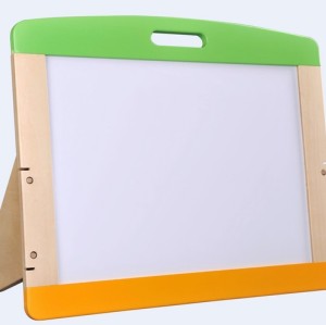 Double-Sided Table Top Easel for Kids Magnetic White Board Toddler Art Chalkboard