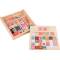 Wooden Magnetic Matching Puzzle Box Spelling Matching Puzzle Box ABC Alphabet